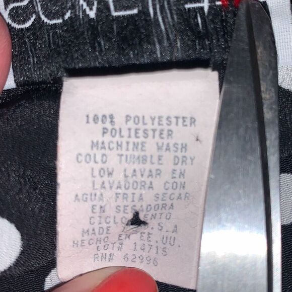 Vintage Scarlett Sleeveless Polka Dot Side Corset Tie Maxi Dress Size 9-10 - Picture 15 of 16